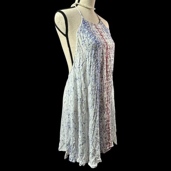 Free People Women's Large Tunic All Wrapped Up Tank Dress Summer Festival - Picture 3 of 11